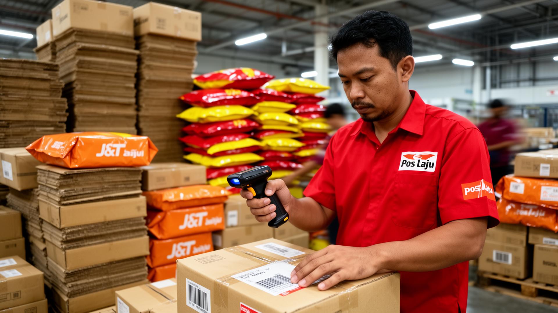 Kurier Pos Laju mengimbas parcel Zufro Legacy